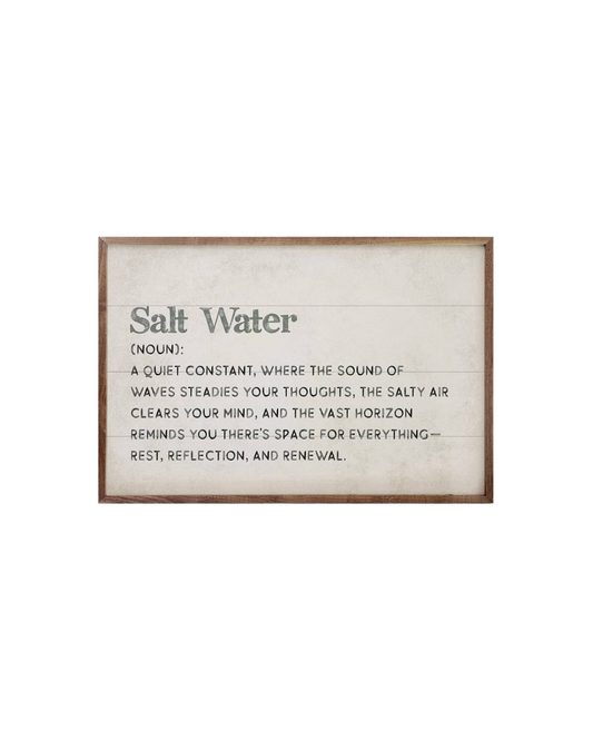 Salt Water Definition Artwork