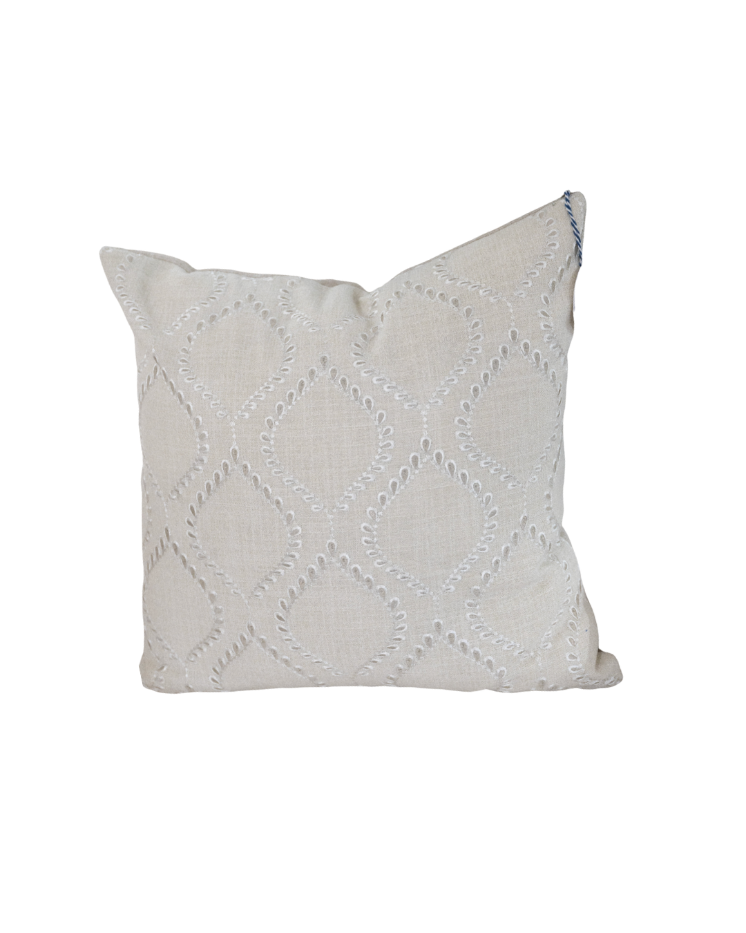 Embroidered Pearl Pillow Cover