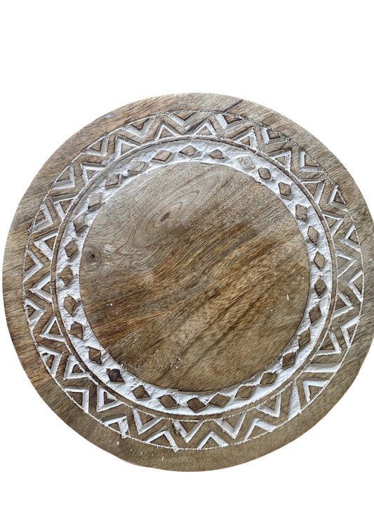 Carved Cake Stand