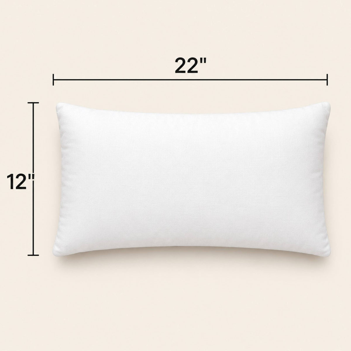 NEW!  Down Alternative Choppable Pillow Inserts: 14x24 - 24oz Case Pack 6