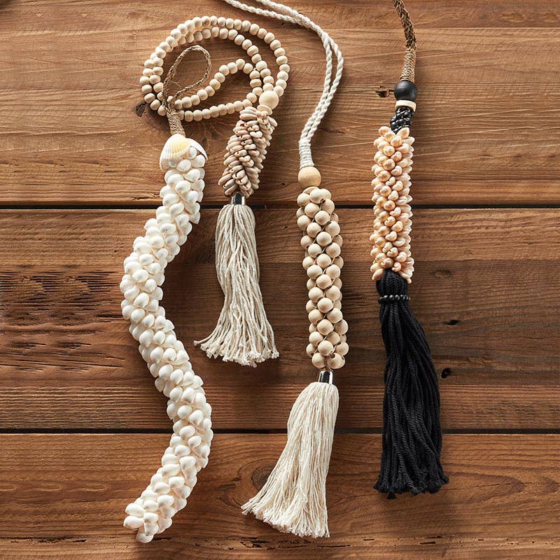 Natural Beads Tassel