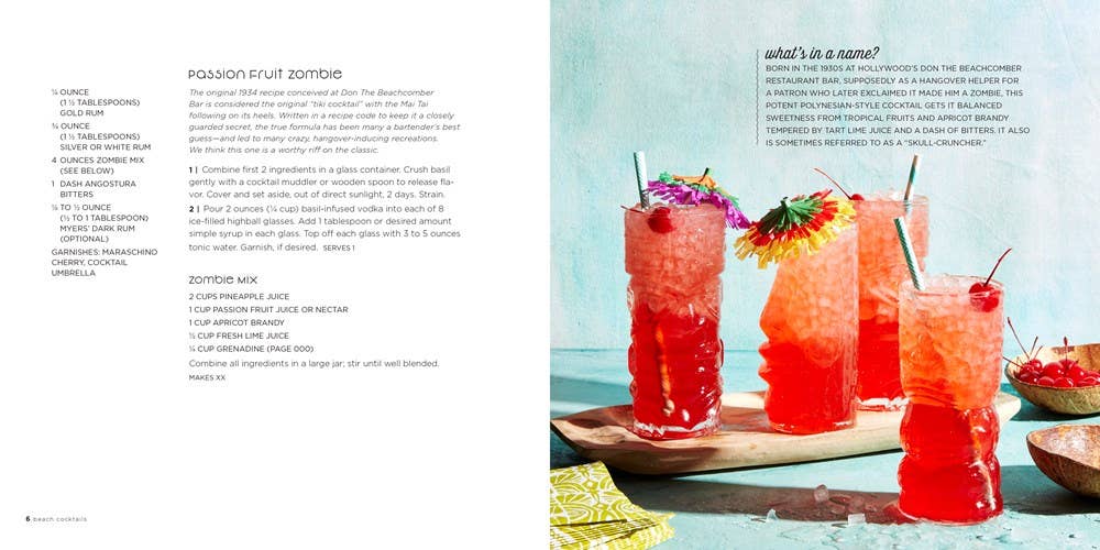 Beach Cocktails: Hardcover