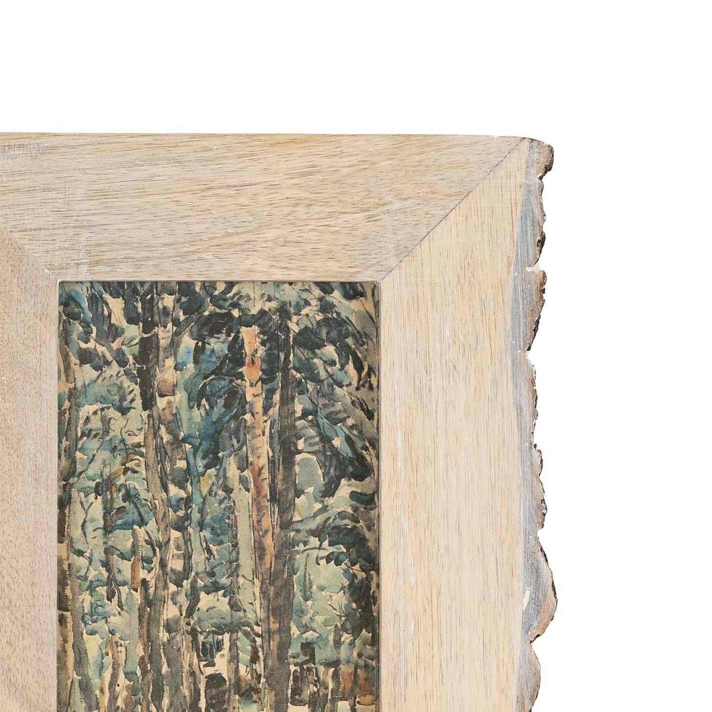 Silvered Wood Frame