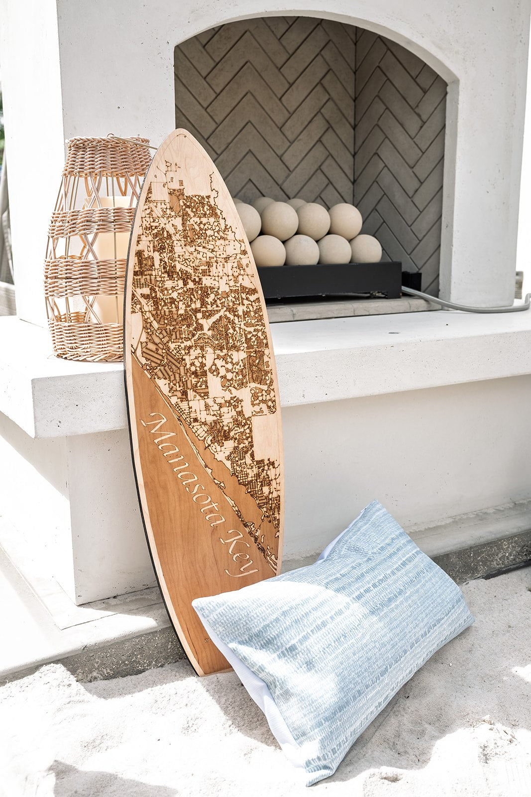 Local Area Surfboard - Hand Engraved