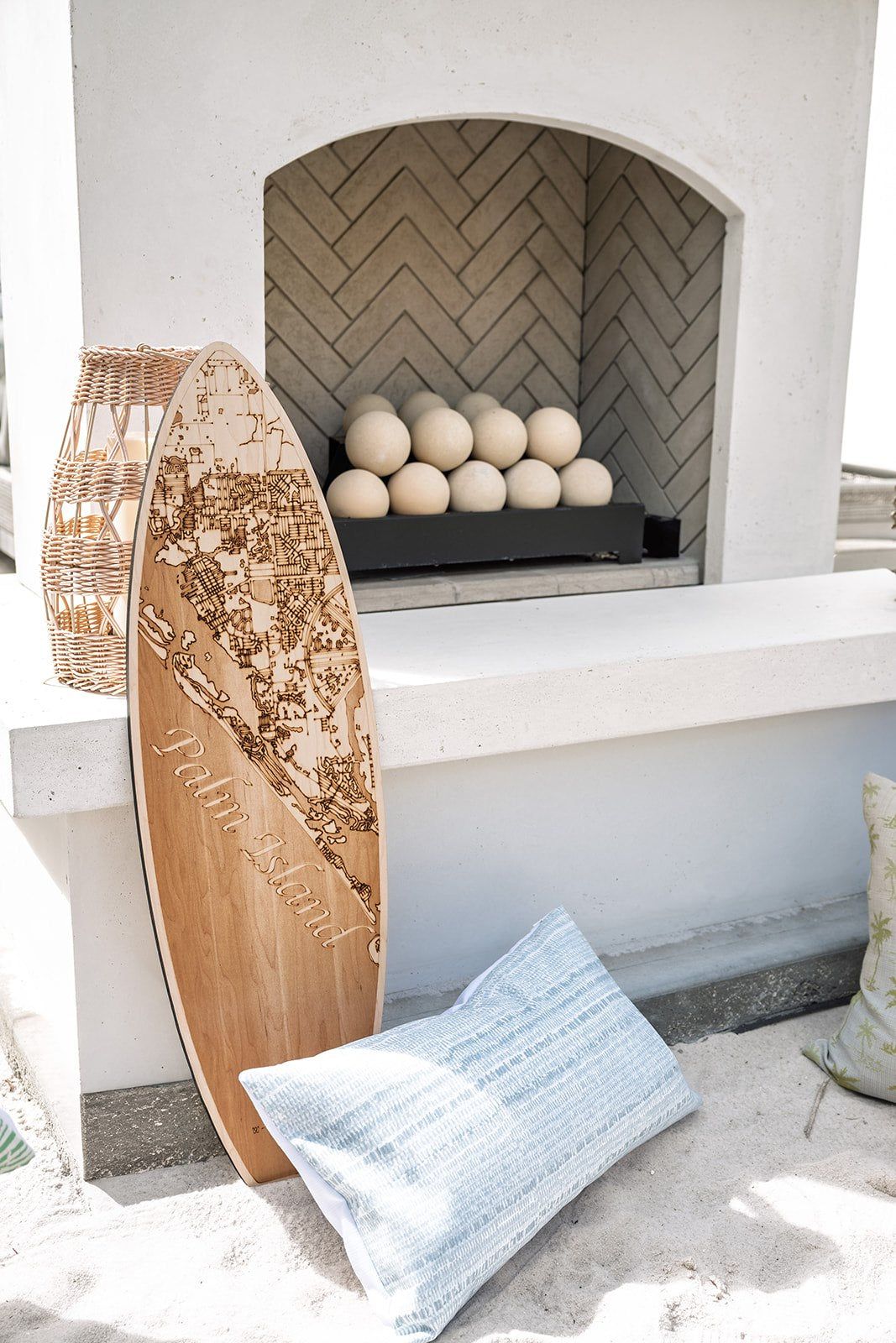 Local Area Surfboard - Hand Engraved