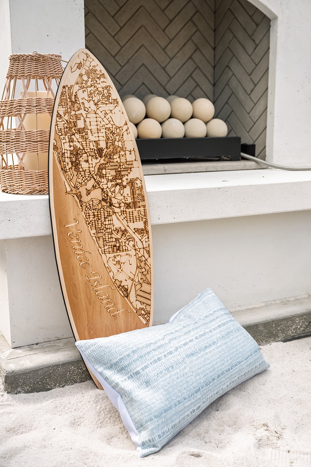 Local Area Surfboard - Hand Engraved