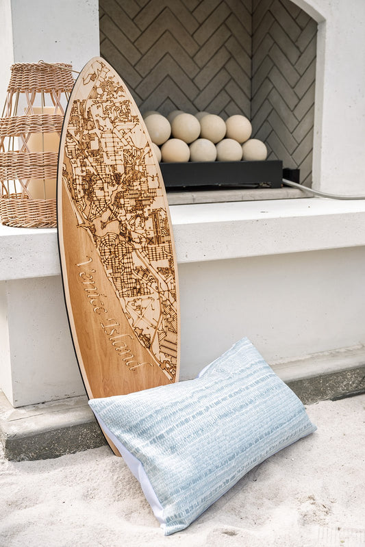 Local Area Surfboard - Hand Engraved