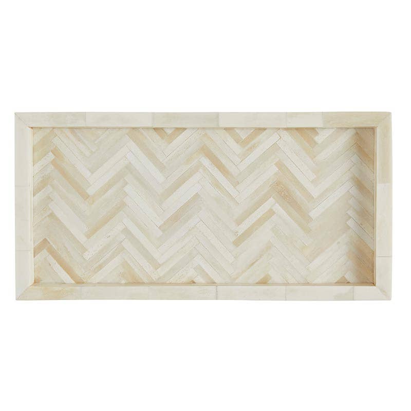 White Rectangular Tray - Large