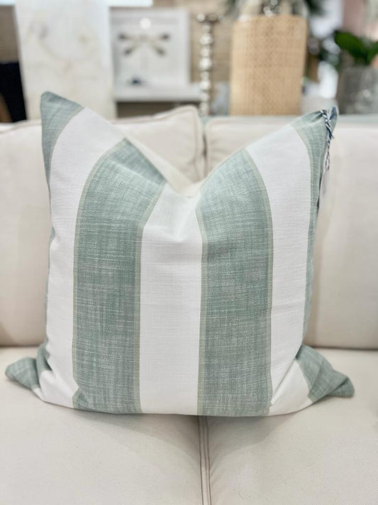 Washed Out Cabana Stripe Pillow