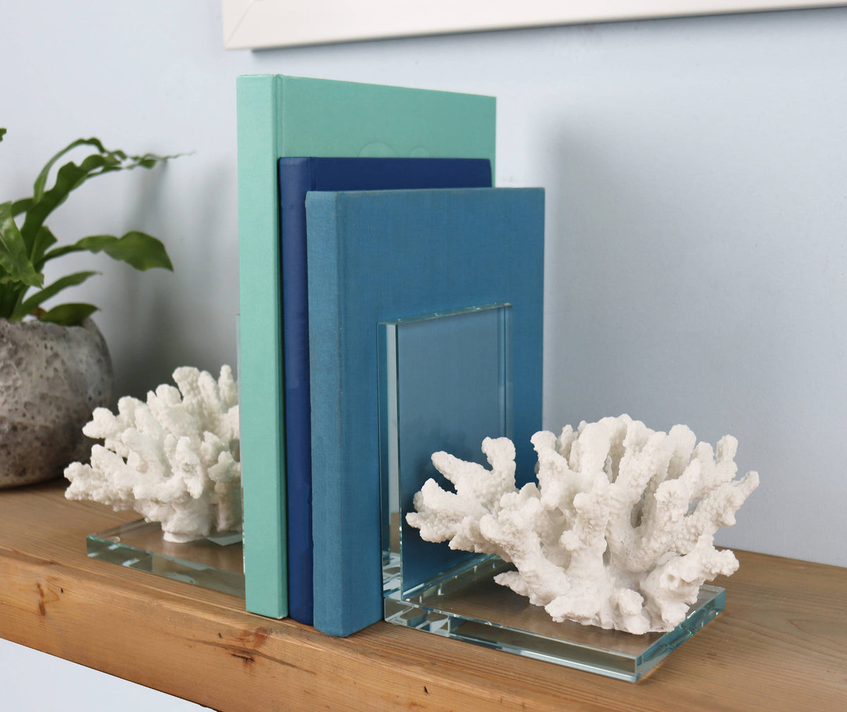 Petite Coral Bookend Set of 2