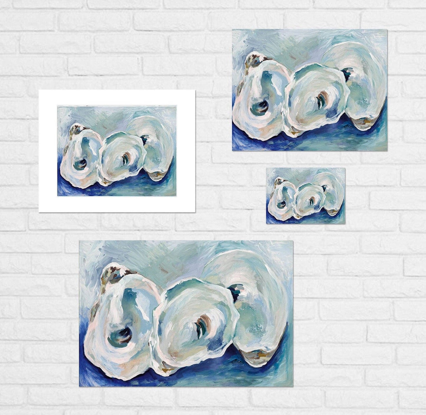 Point Oysters Print: Paper / 11 x 14"