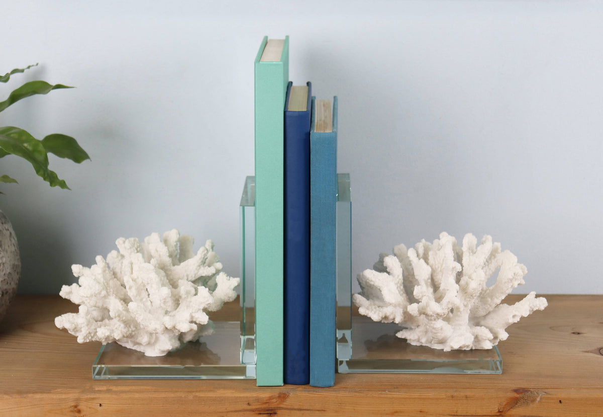 Petite Coral Bookend Set of 2
