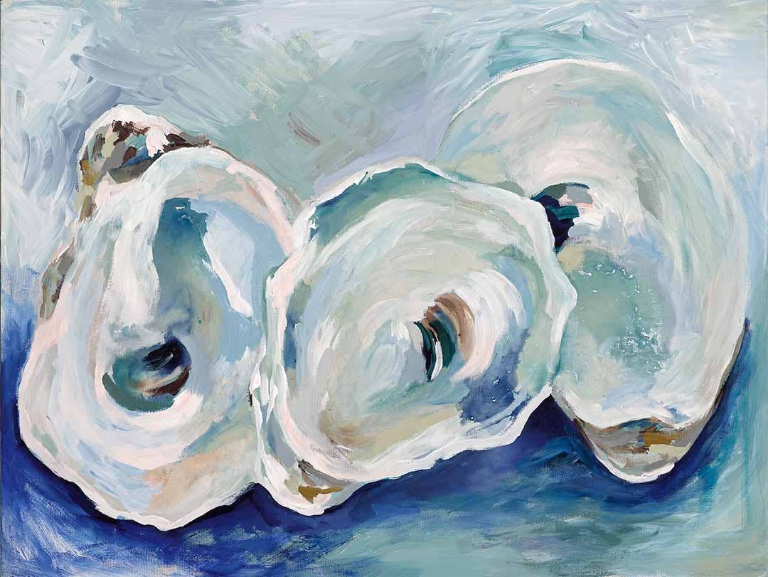 Point Oysters Print: Paper / 11 x 14"