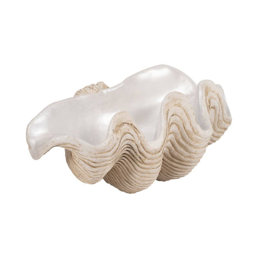 Large Pearl Clam Shell Bowl