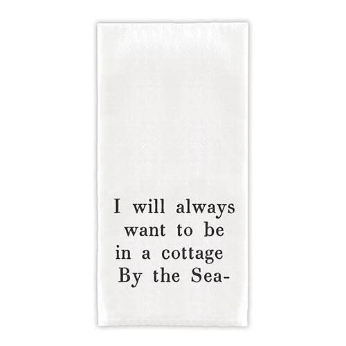 Face to Face Thirsty Boy Towel - A Cottage By The Sea