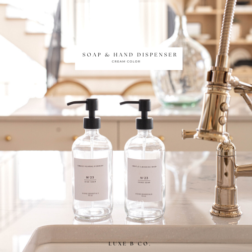 Clear Dish Soap Bottle Dispenser