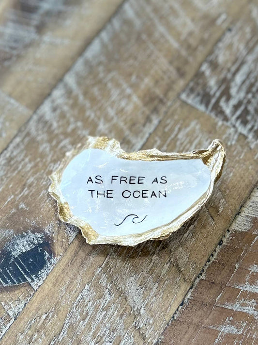 As free as the ocean - Oyster Trinket Dish