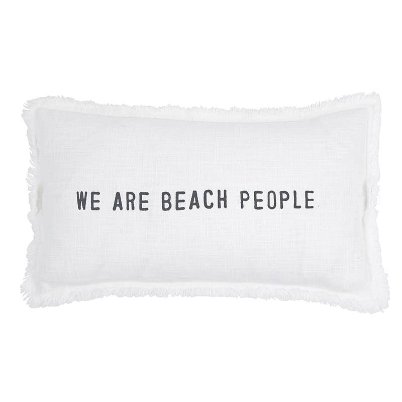 We Are Beach People Pillow