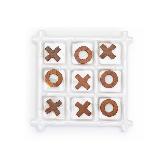 Faux Bamboo Tic Tac Toe