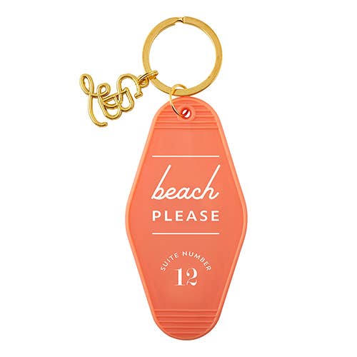 Vintage Motel Key Tag - Beach Please